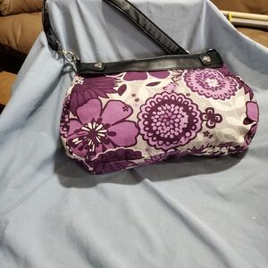 Thirty-One Purple Floral Purse